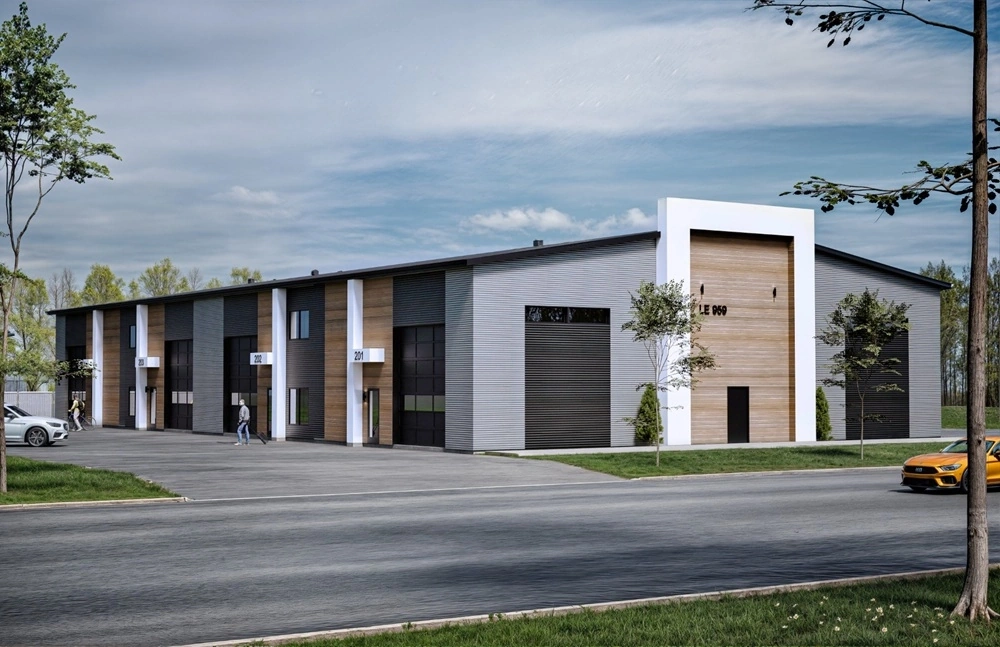 Projet de construction commerciale Novalith Entrepôt