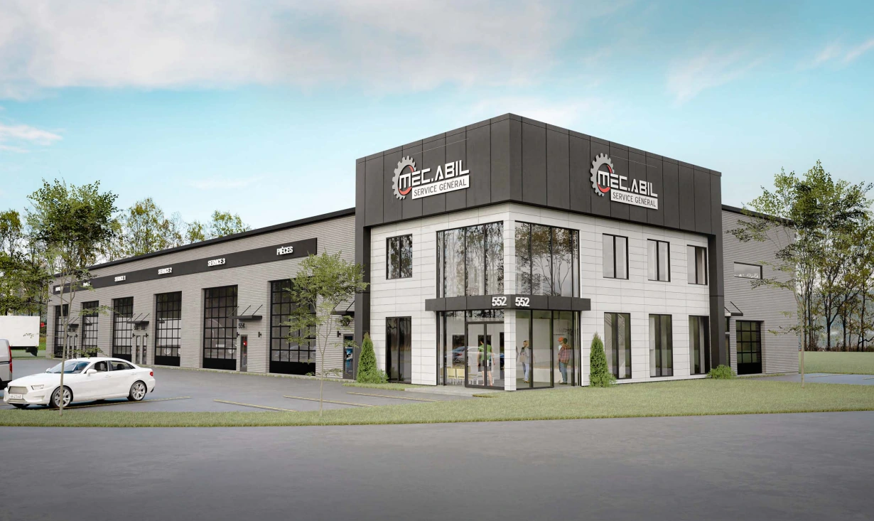 Projet de construction Novalith – structure d'acier